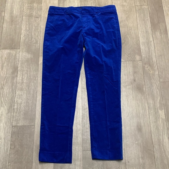 Banana Republic Sloan Velvet‎ Mid Rise Business Casual Stretch Pants - Picture 1 of 7